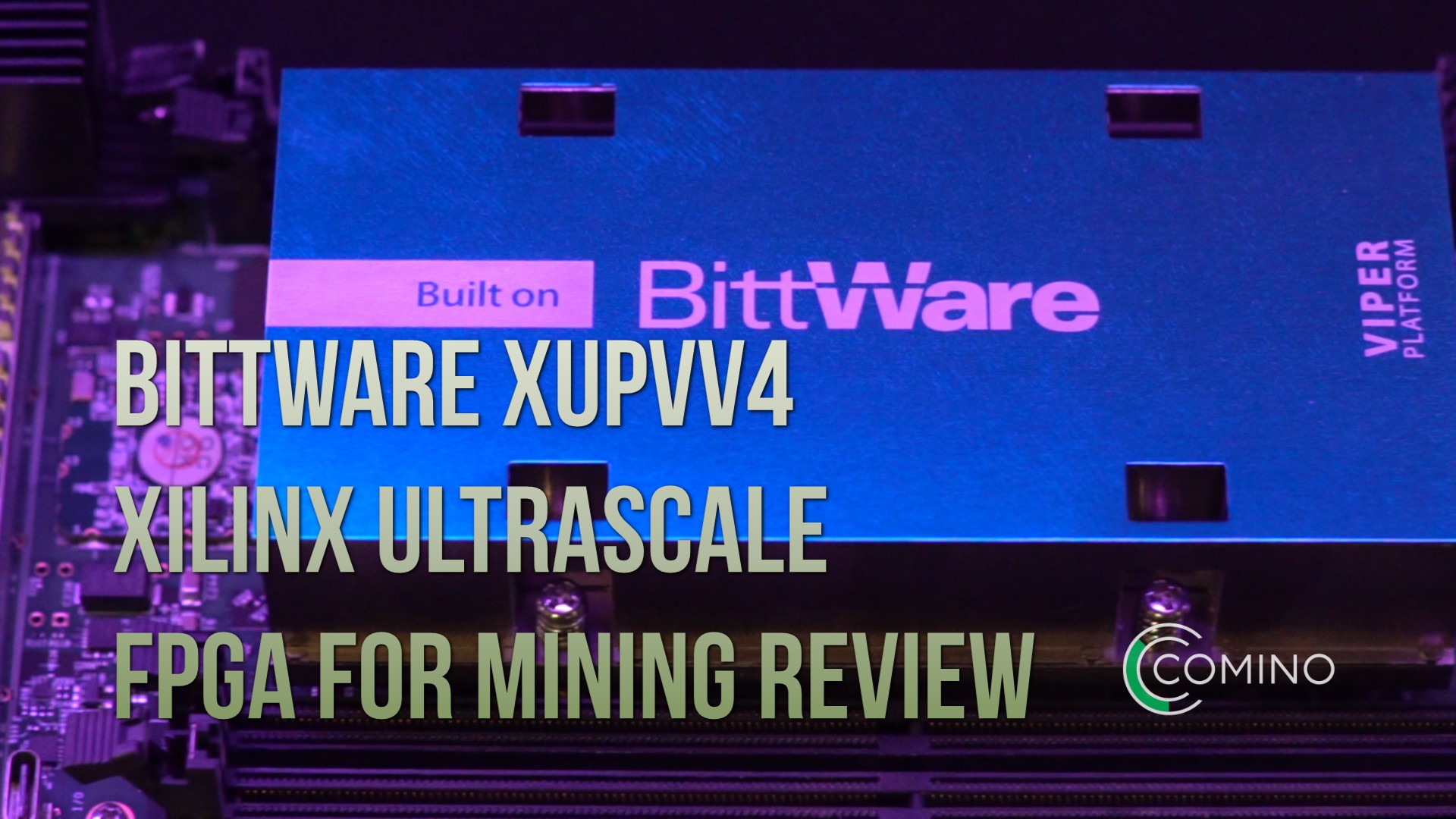 BITTWARE XUPVV4 XILINX ULTRASCALE FPGA 挖矿简评