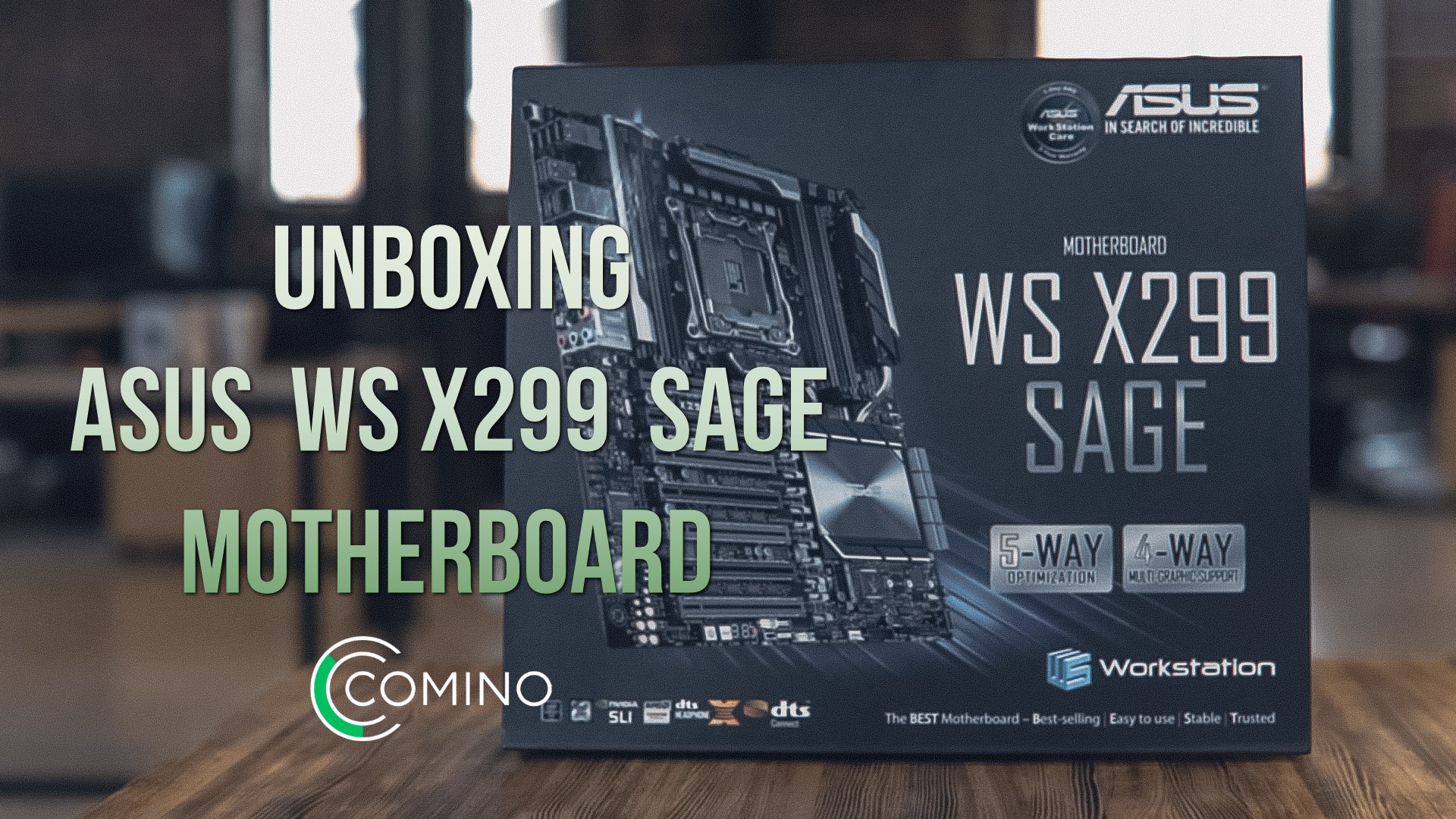 Unboxing ASUS WS X299 SAGE motherboard