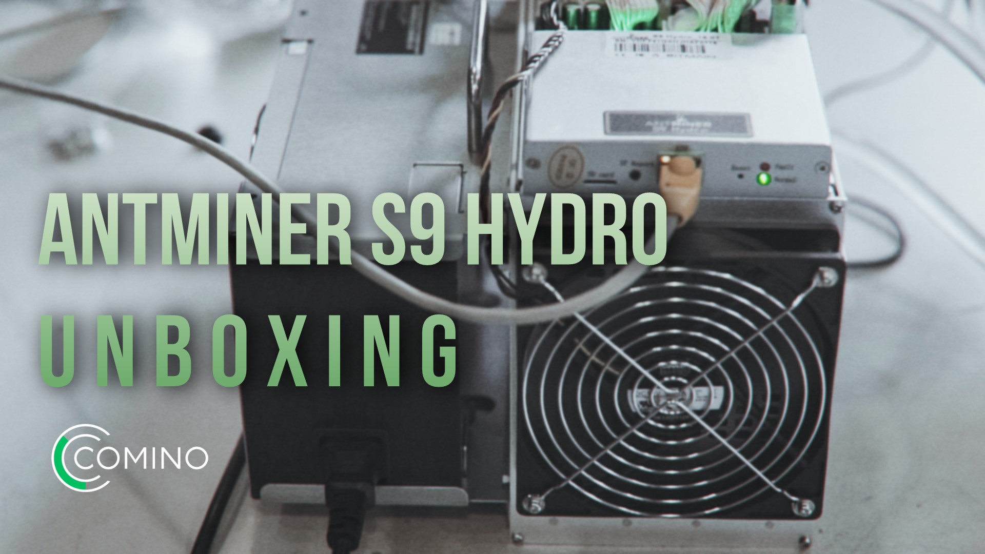 Unboxing Antminer S9 Hydro miner